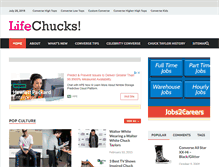Tablet Screenshot of lifechucks.com
